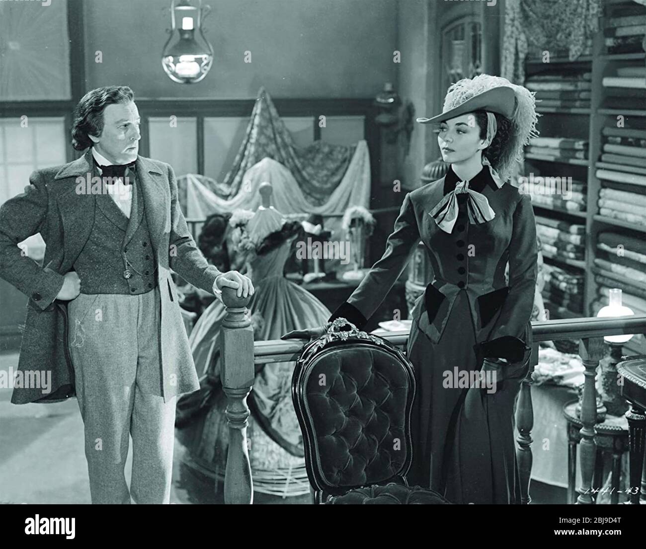 MADAME BOVARY 1949 película MGM con Jennifer Jones y Frank Allenby Foto de stock