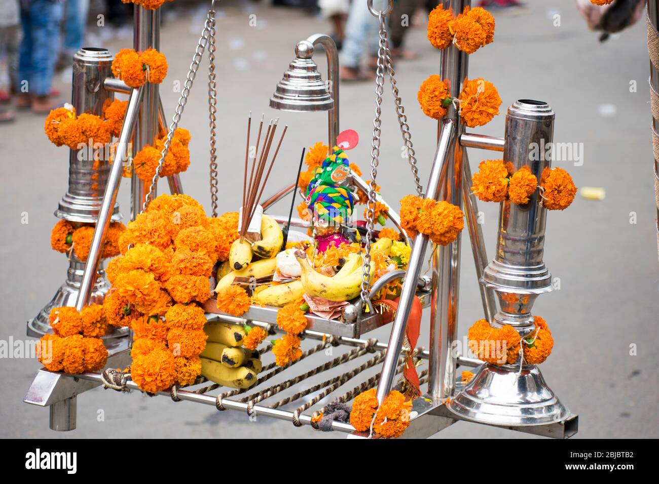 Krishna Janmashami celebración india Foto de stock