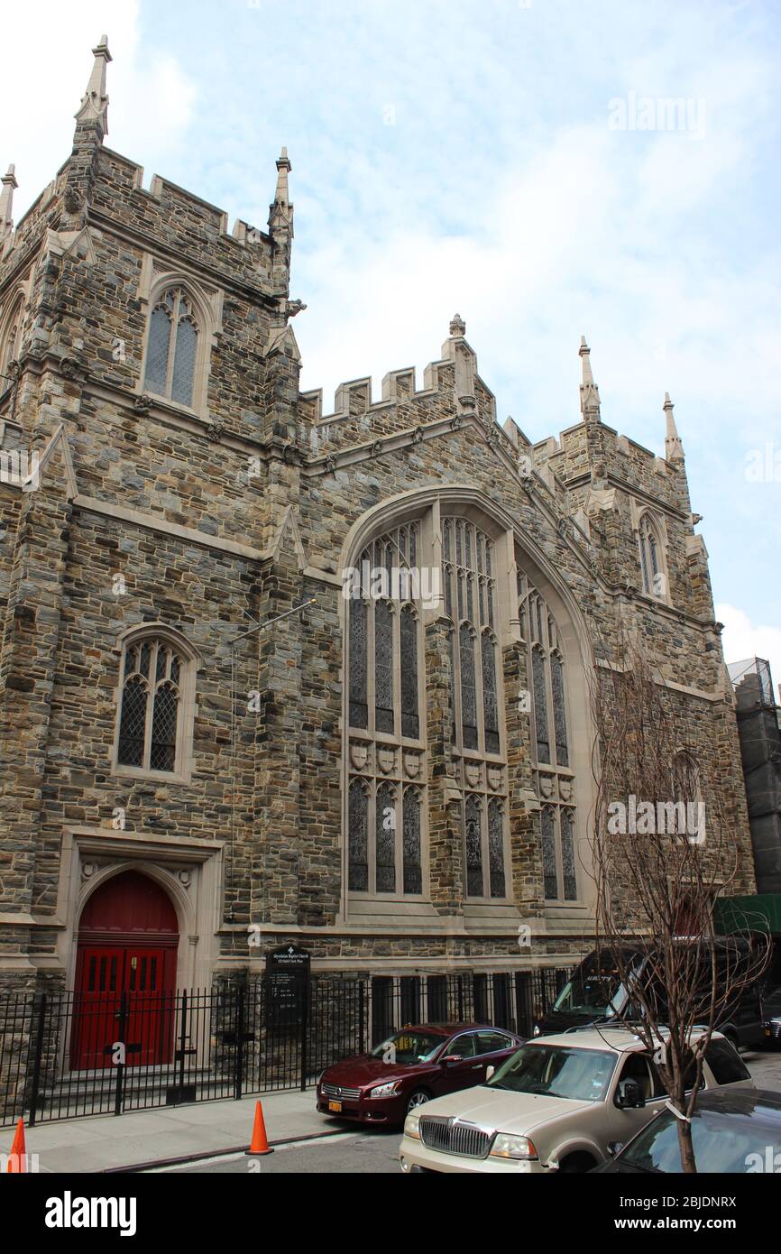 Iglesia Bautista abissinia, Harlem, Nueva York Foto de stock