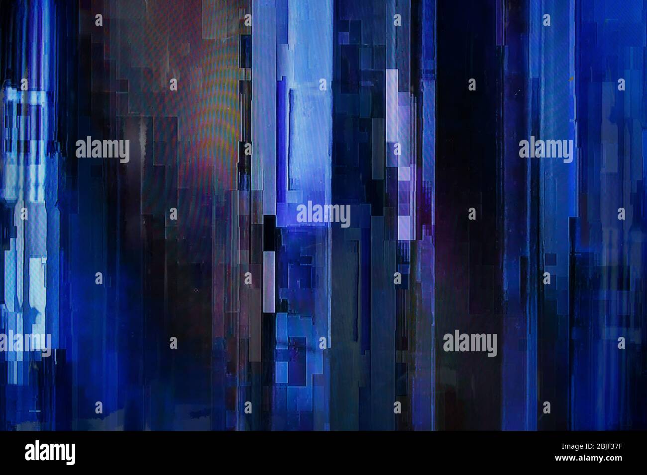 Pantalla de tv pixelada, señal incorrecta. Resumen de fondo de fallo de  alta resolución Fotografía de stock - Alamy