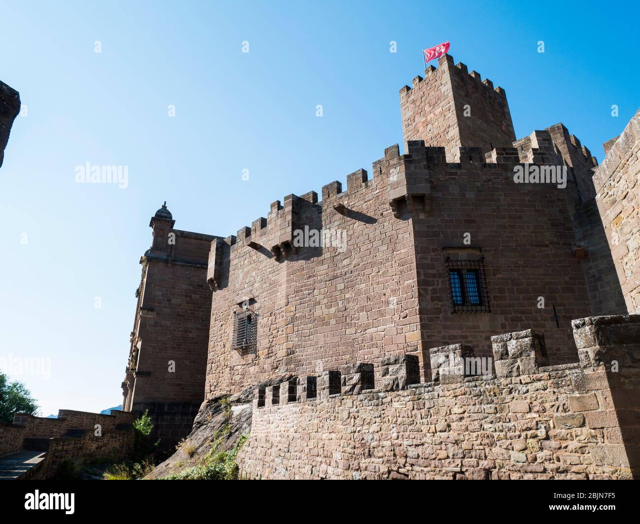 Castillo de Javier. Navarra. España. Foto de stock