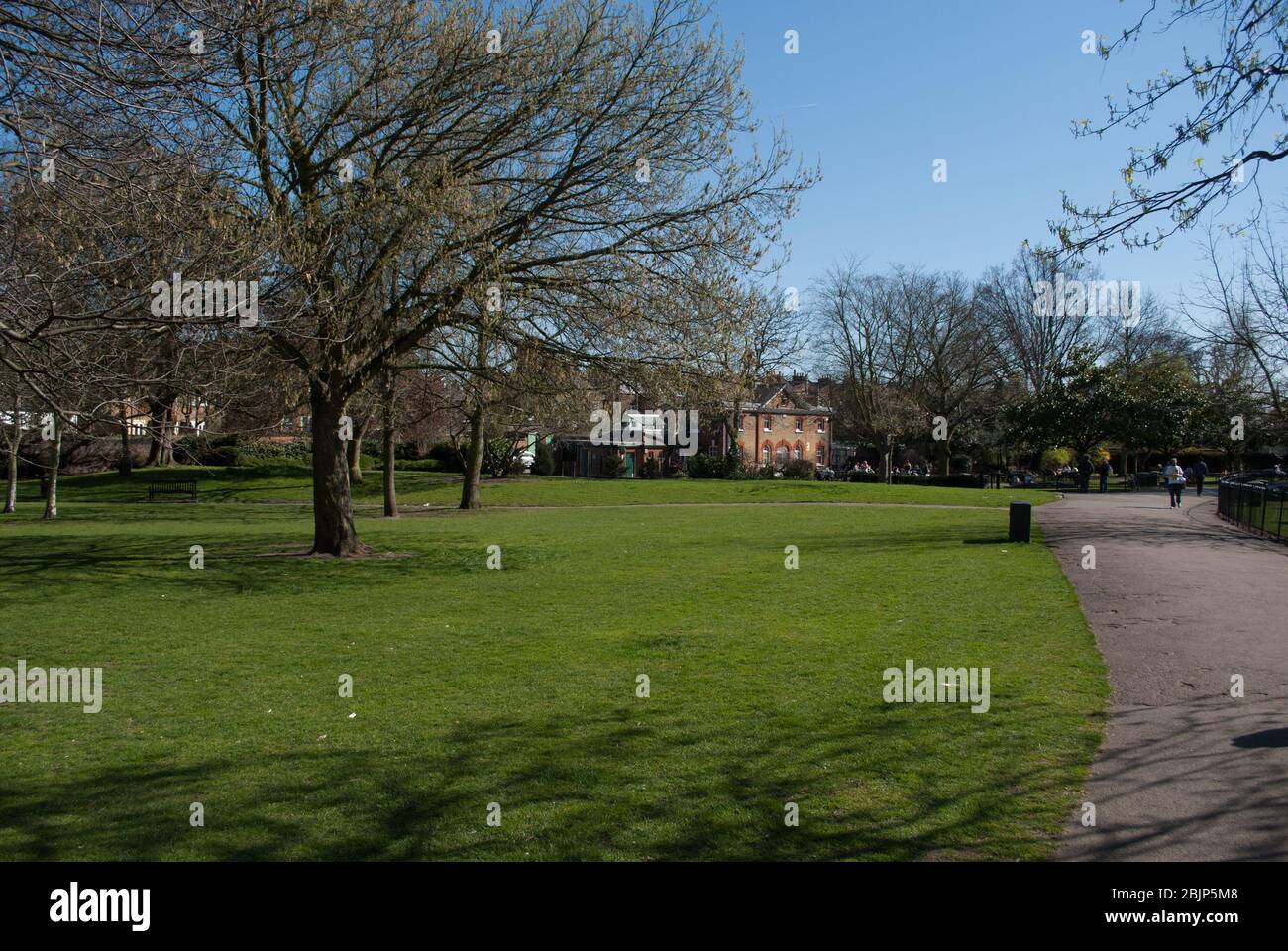 Victorian Terraces Street Pattern Row House Houses Ravencourt Park Londres W6 Foto de stock