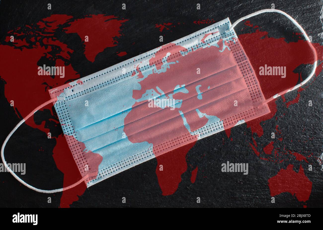 Nueva epidemia mundial de coronavirus, propagación de enfermedades