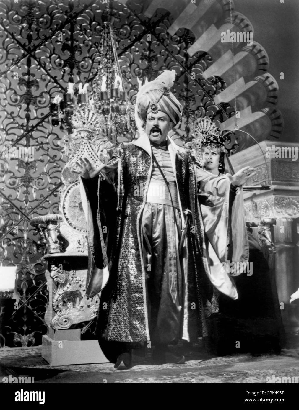 Pedro Armendariz, Publicidad de la película, 'Capitán Sinbad', MGM, 1963 Foto de stock