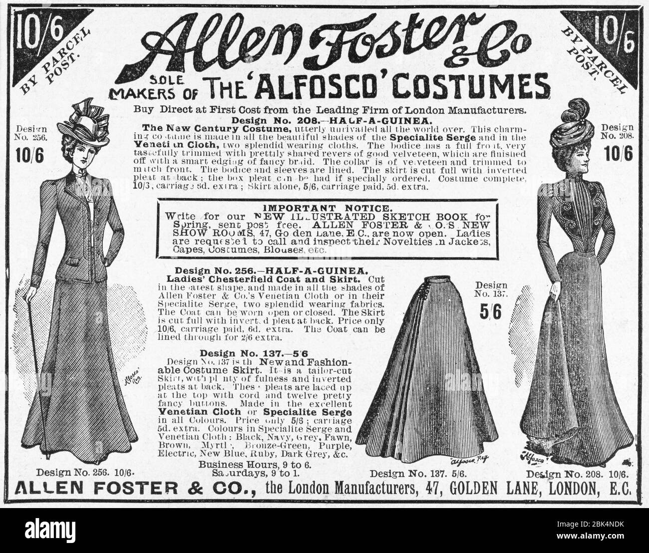 Viejo anuncio de ropa de papel prensa / ropa de la época victoriana - antes  del amanecer de los estándares de publicidad. La publicidad de la ropa  vieja, el anuncio de la