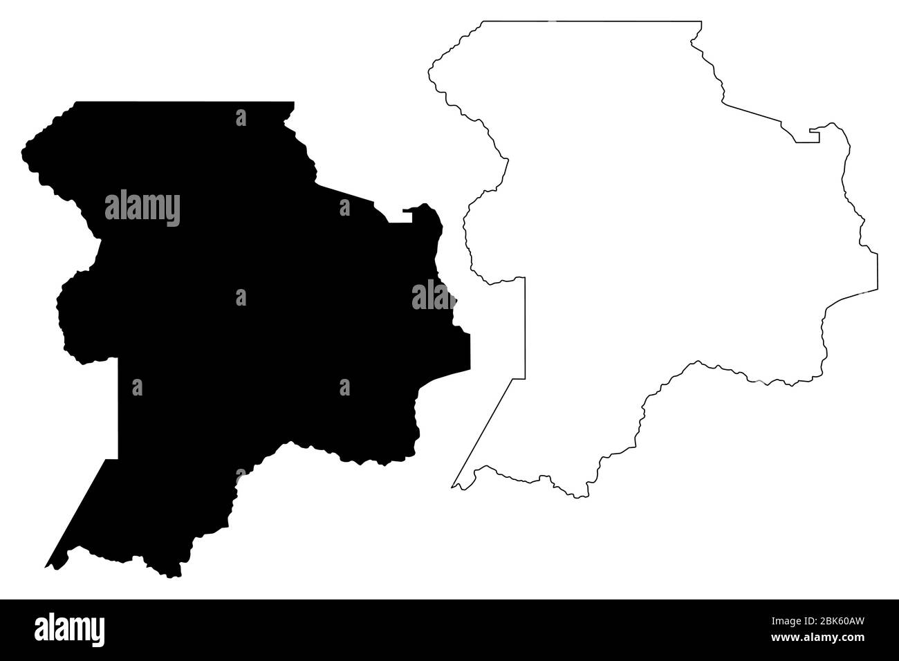 Condado de Union, Georgia (condado de EE.UU., Estados Unidos de América, EE.UU., EE.UU.) mapa ilustración vectorial, scribble boceto Mapa de Union Ilustración del Vector