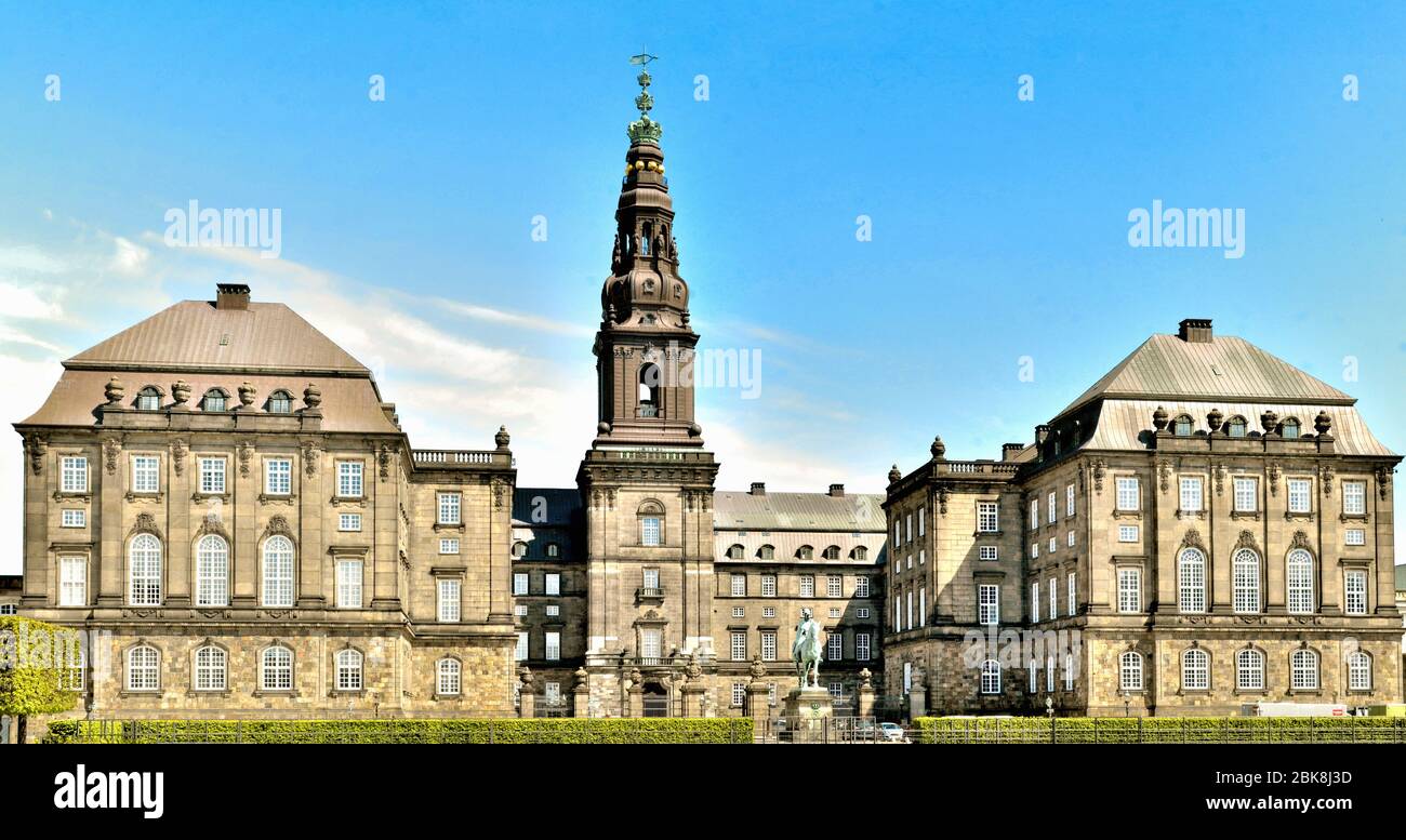 Palacio Christianborg, Copenhague, Dinamarca Foto de stock