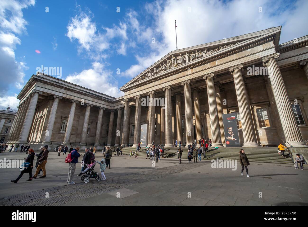 Museo Británico, Londres, Reino Unido. Foto de stock