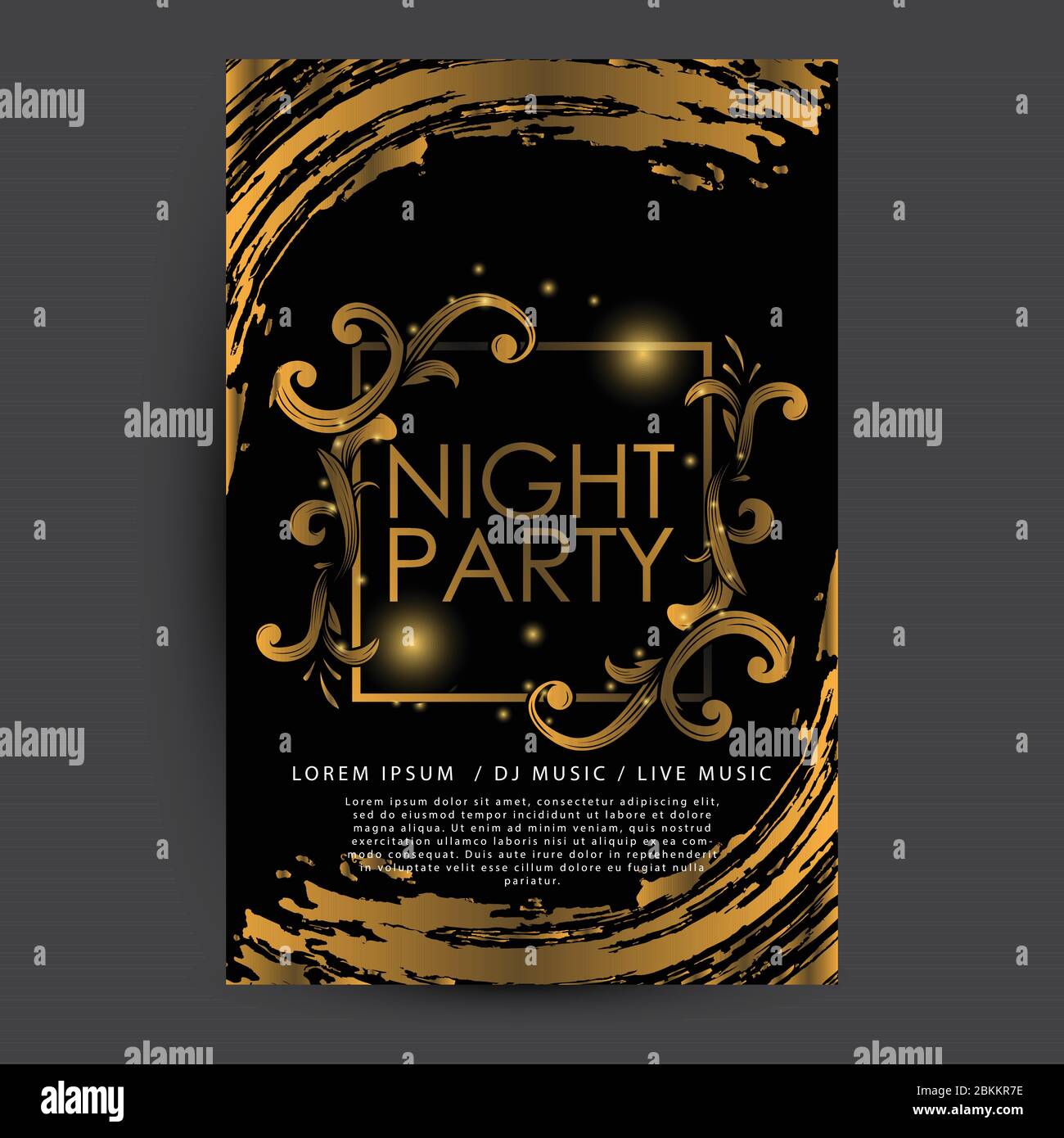 Party poster template fotografías e imágenes de alta resolución - Alamy