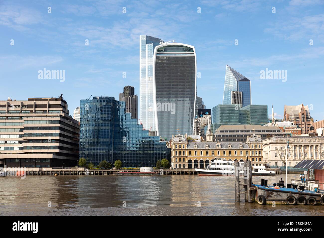 Distrito financiero de Londres. Foto de stock