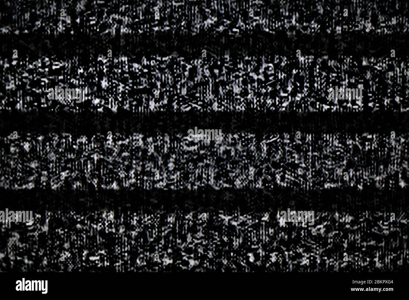 No hay señal en el monitor del televisor, ruido estático mal tv en blanco y  negro Fotografía de stock - Alamy