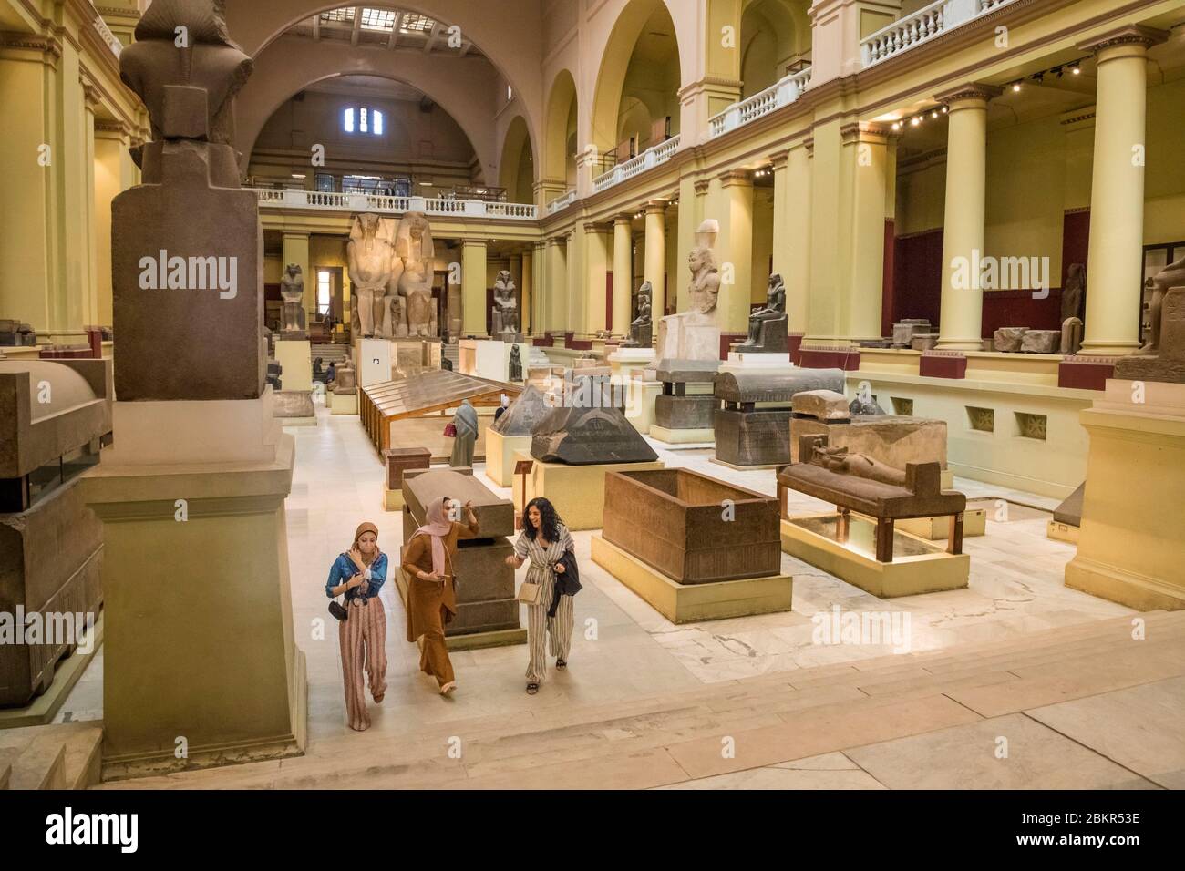 Egipto, el Cairo, museo egipcio de el Cairo Foto de stock