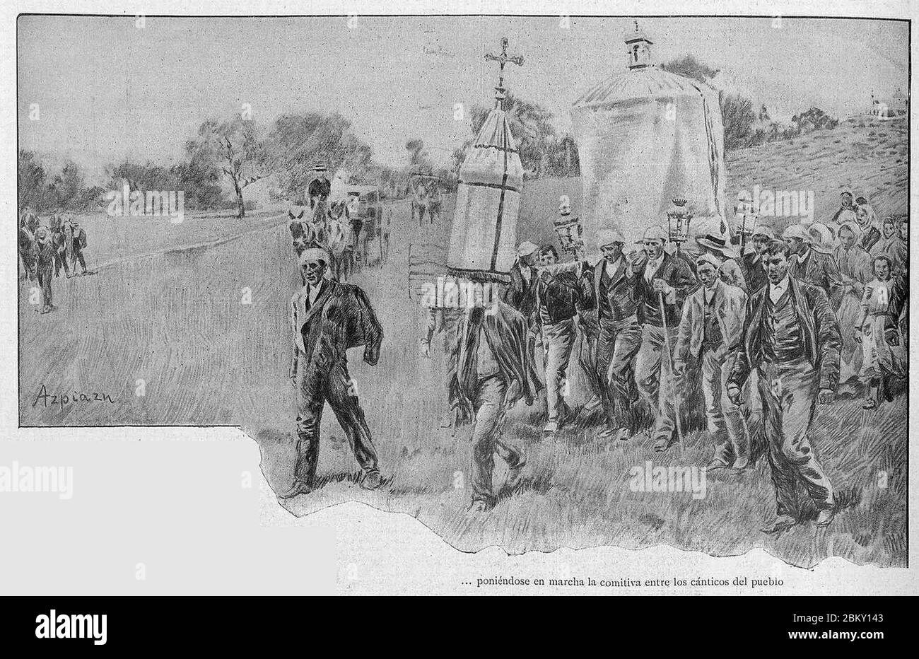 Ilustración de Salvador Azpiazu, en la Ilustración de Arte Fotografía