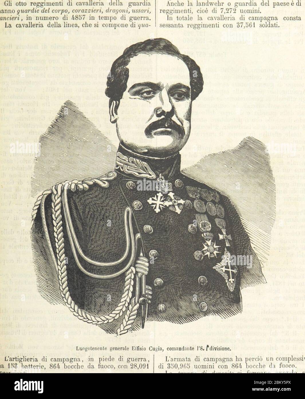 Imagen tomada de la página 111 de 'Album della guerra del 1866' (11090674336). Foto de stock
