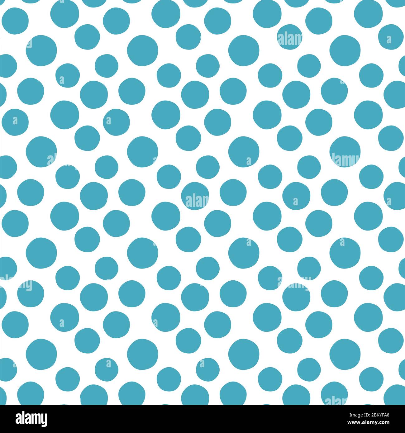 Diseño infinito sin costuras con formas geométricas de círculos azules.  Dibujo para envolver papel, tela, papel tapiz Fotografía de stock - Alamy