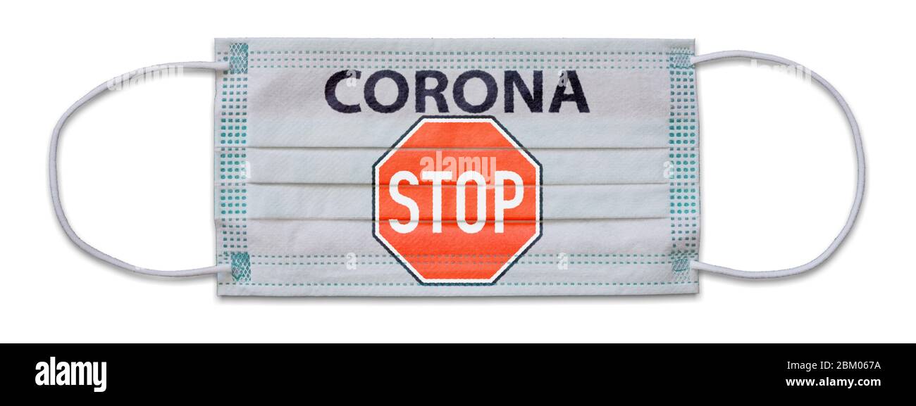 Schutzmaske, Corona, Schutzmaskenpflicht, Coronavirus, Maske, Pflicht, Schutzmasken-Pflicht, Mundschutz, stop, Maskenpflicht, stop, Atemschutzmaske, Foto de stock