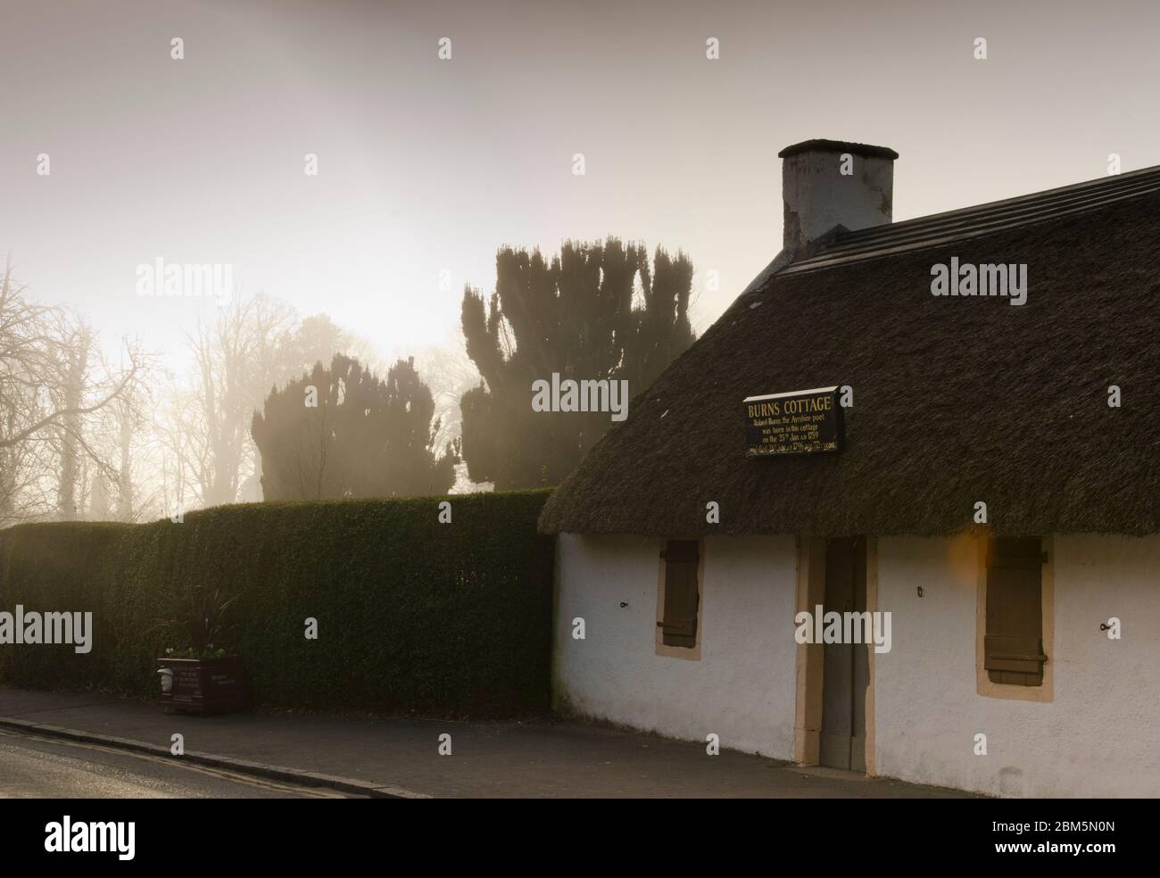 burns cottage, alloway, ayrshire Foto de stock