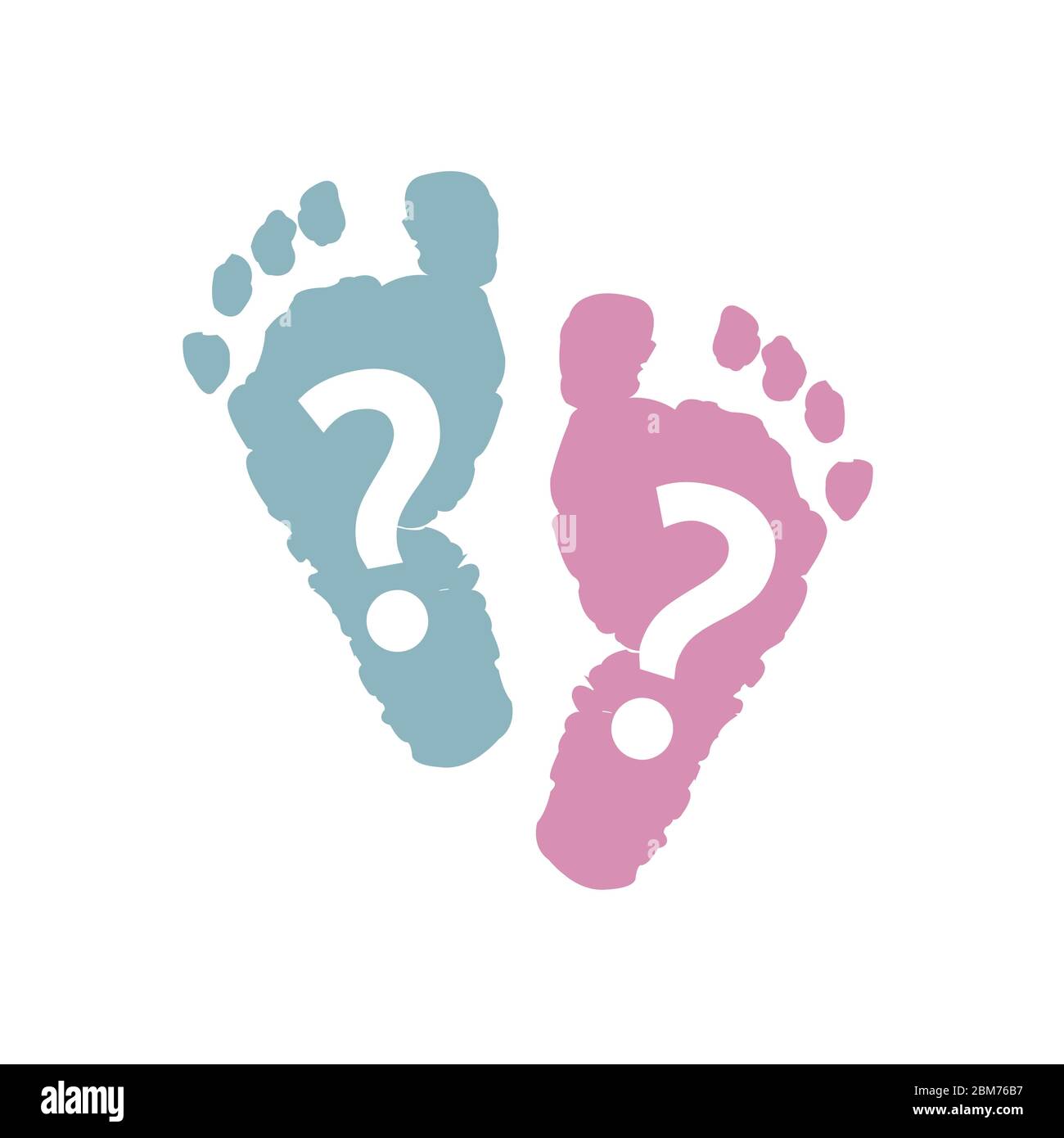 Recortes de papel de huella de bebé rosa huella azul bebé huella bebé  género revelar papel confeti huellapapel de bebé huellas de papel -   España