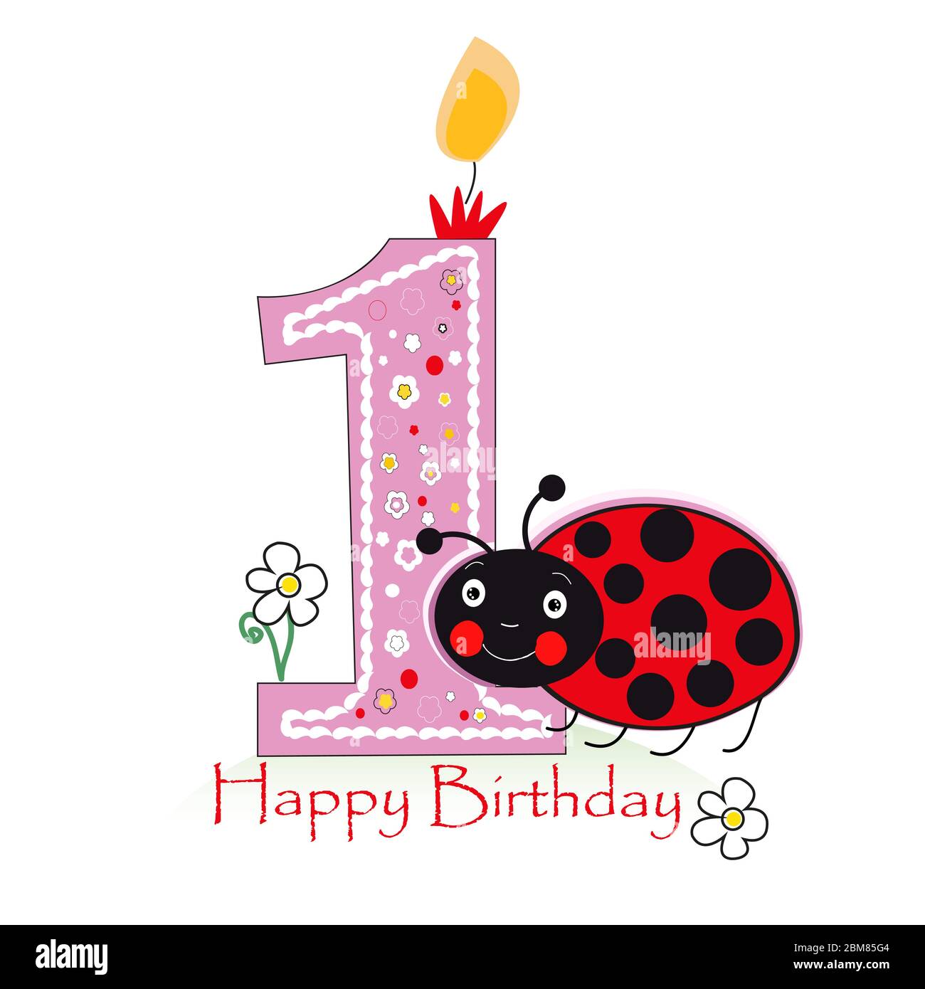 Feliz cumpleaños 18 años tarjeta de felicitación Imagen Vector de stock -  Alamy