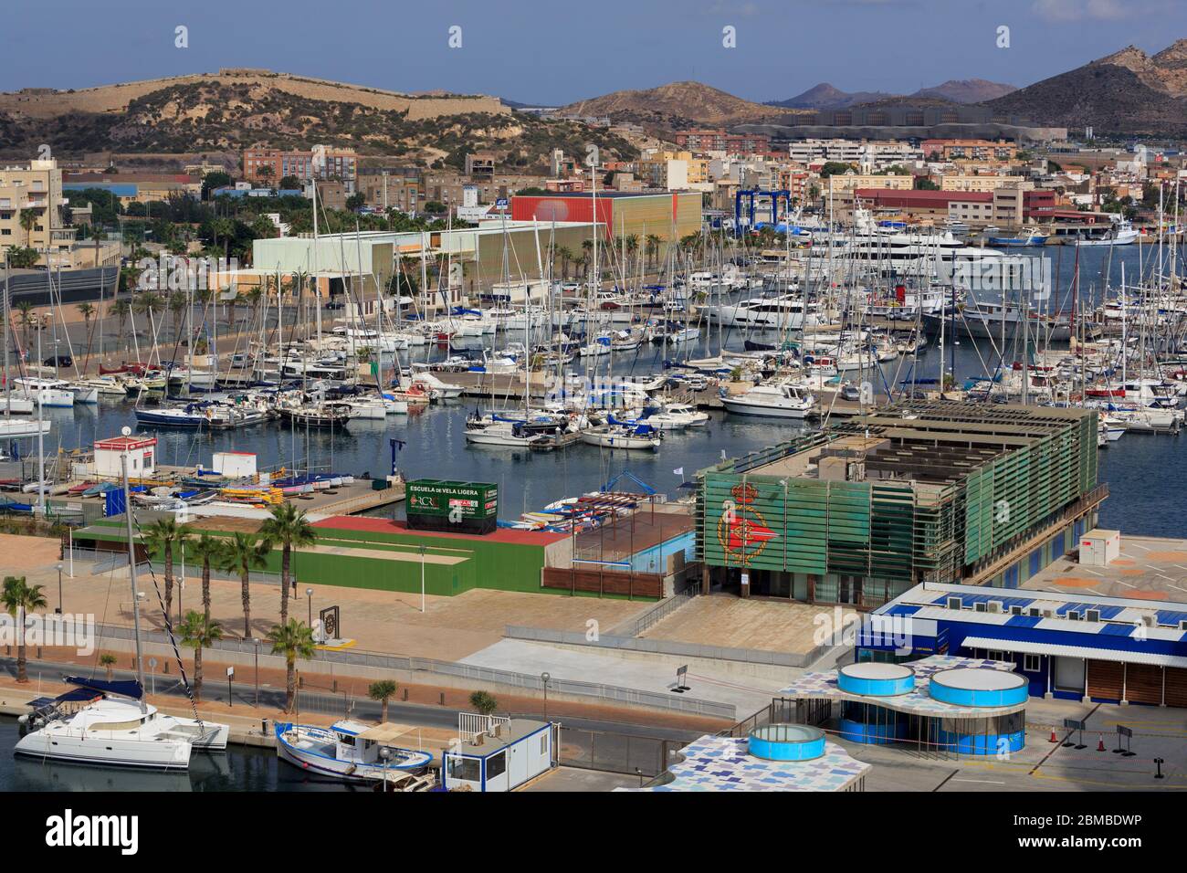 Puerto deportivo, Cartagena, Murcia, España, Europa Fotografía de stock -  Alamy