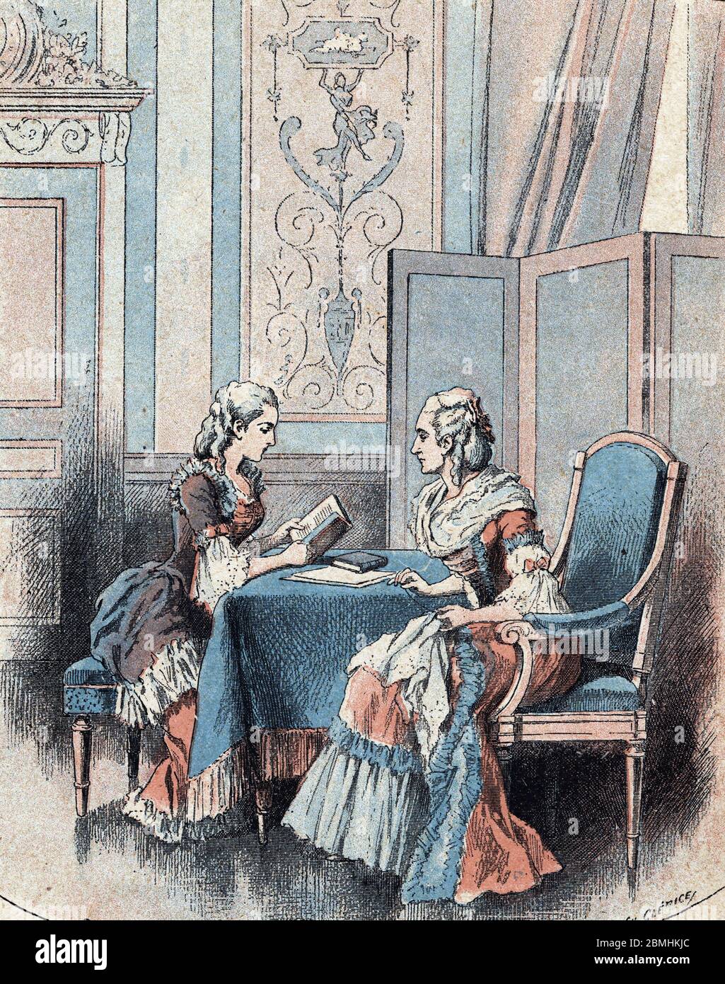 'Retrato de l'educatrice francaise Jeanne Louise Henriette Campan (1752