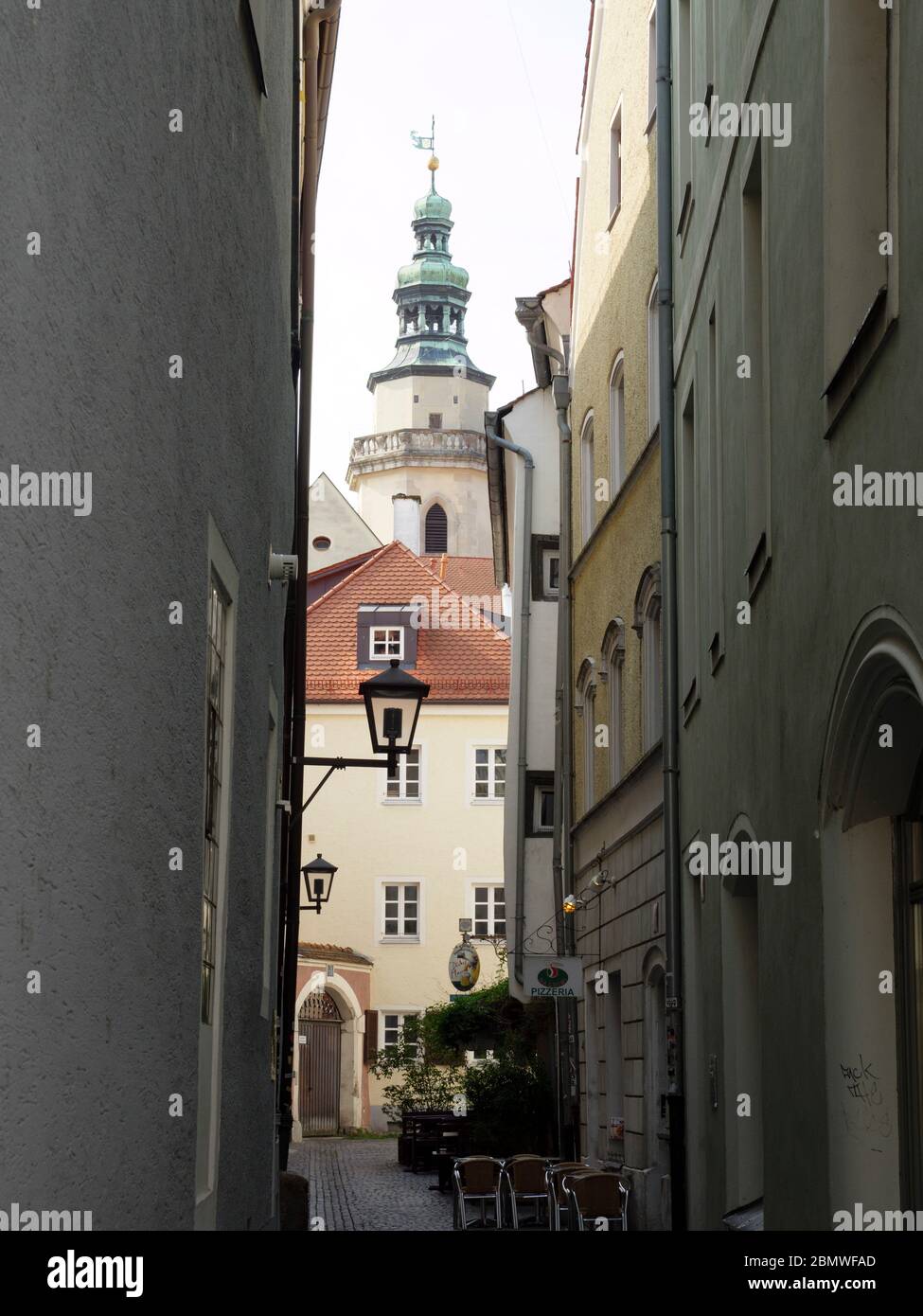 Regensburg, Altstadt, Welterbe UNESCO, Bayern, Alemania Foto de stock