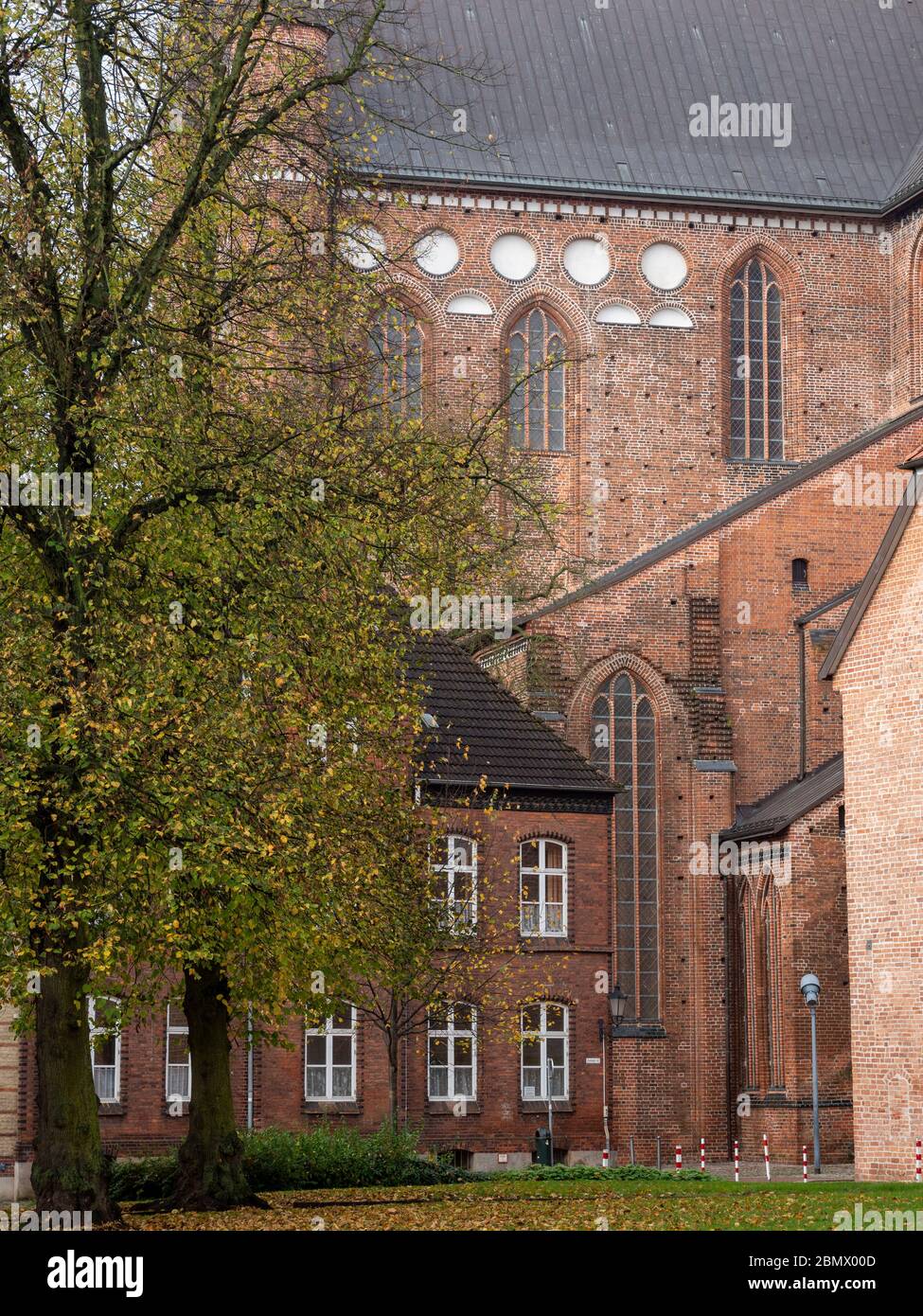Kirche St. Georgen, Altstadt Wismar, Welterbe UNESCO, Mecklemburgo-Pomerania Occidental, Alemania Foto de stock