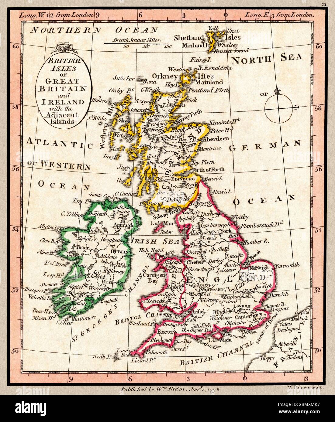 Map of britain isles fotografías e imágenes de alta resolución - Alamy