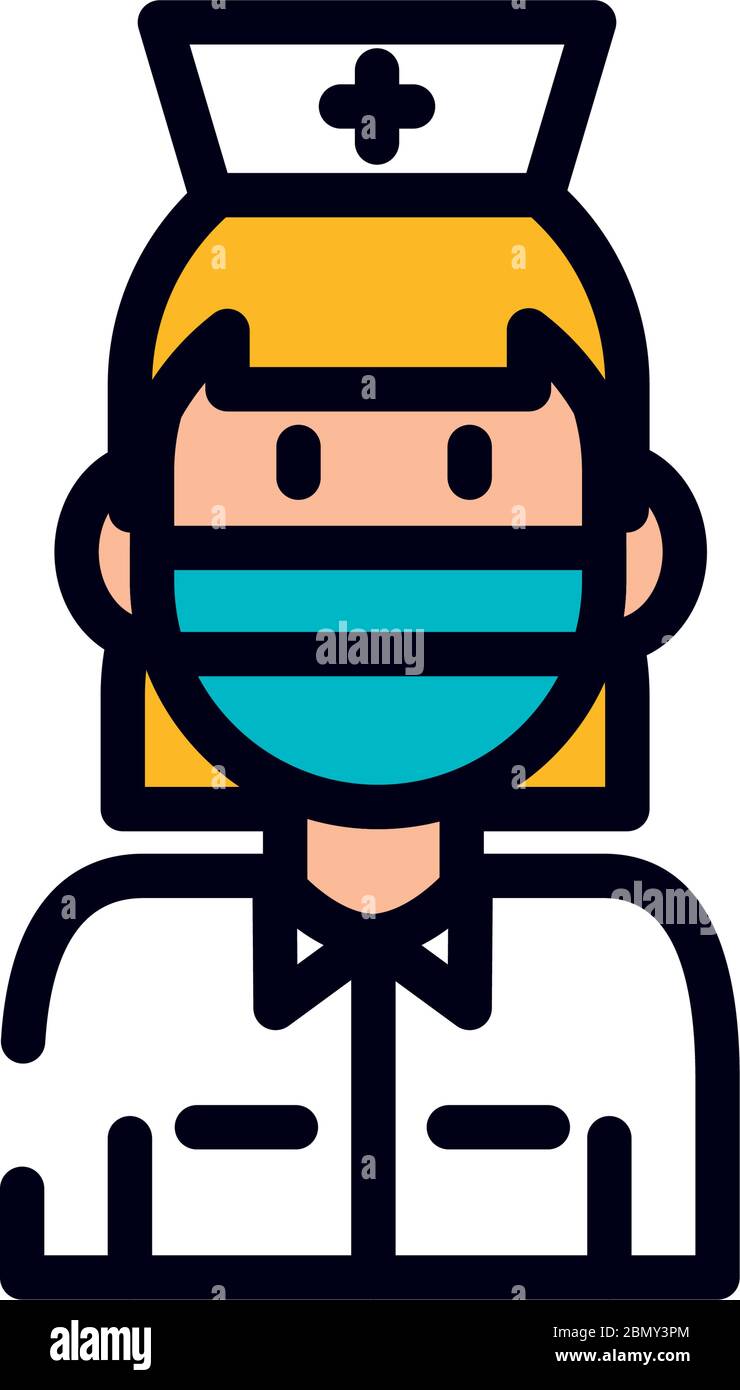 pix Dibujos De Enfermeras Animados https www alamy es concepto de medicina icono de enfermera de dibujos animados sobre fondo blanco linea y estilo de relleno ilustracion vectorial image357096172 html