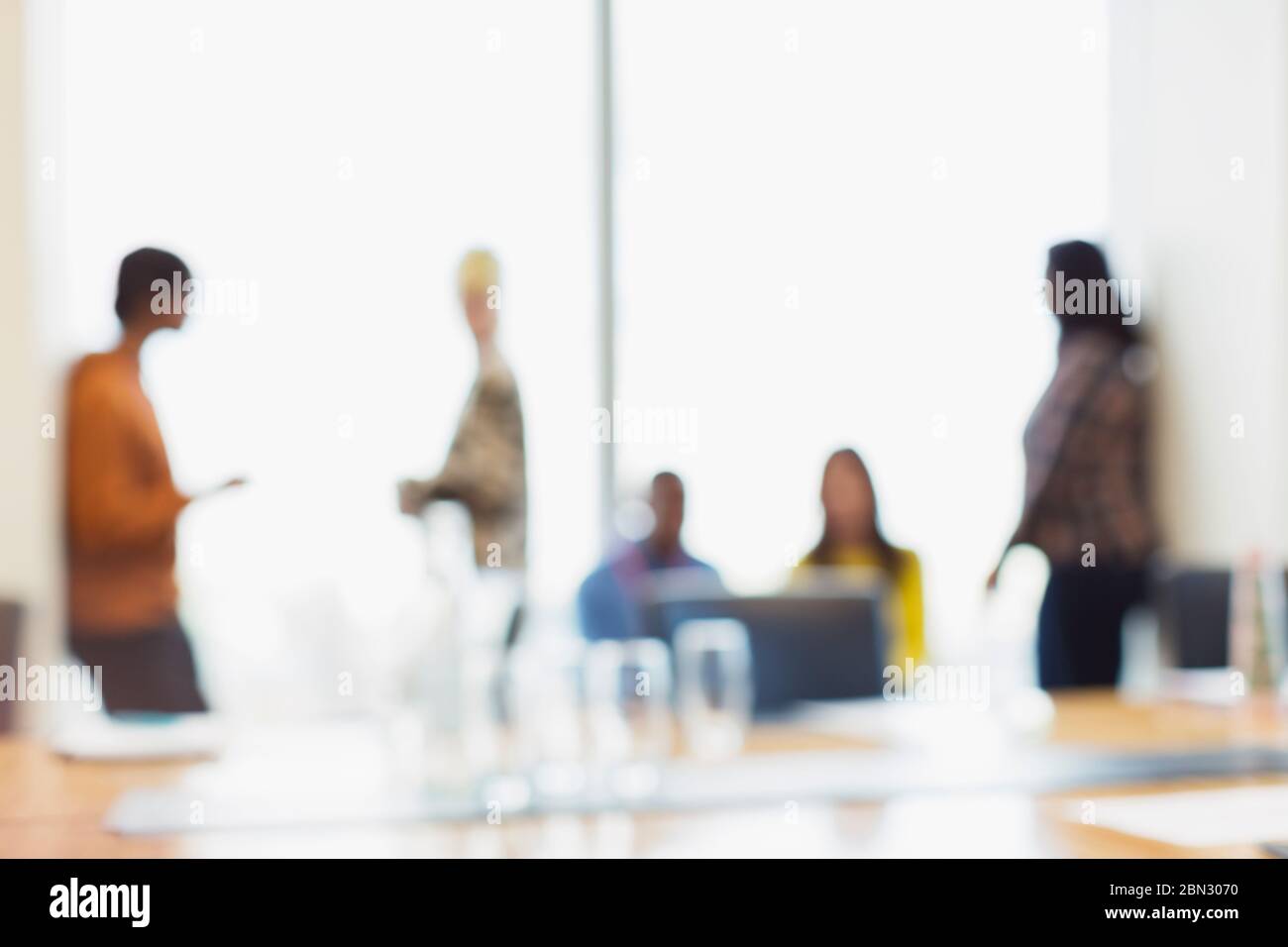 La gente de negocios en la sala reunión Foto de stock
