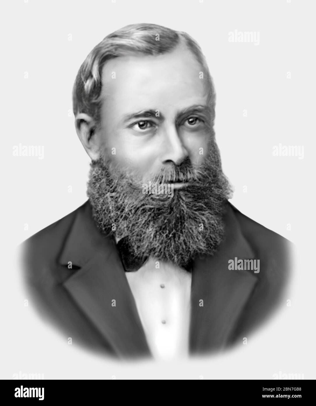Gottlob Frege 1848-1925 matemático filósofo alemán Foto de stock