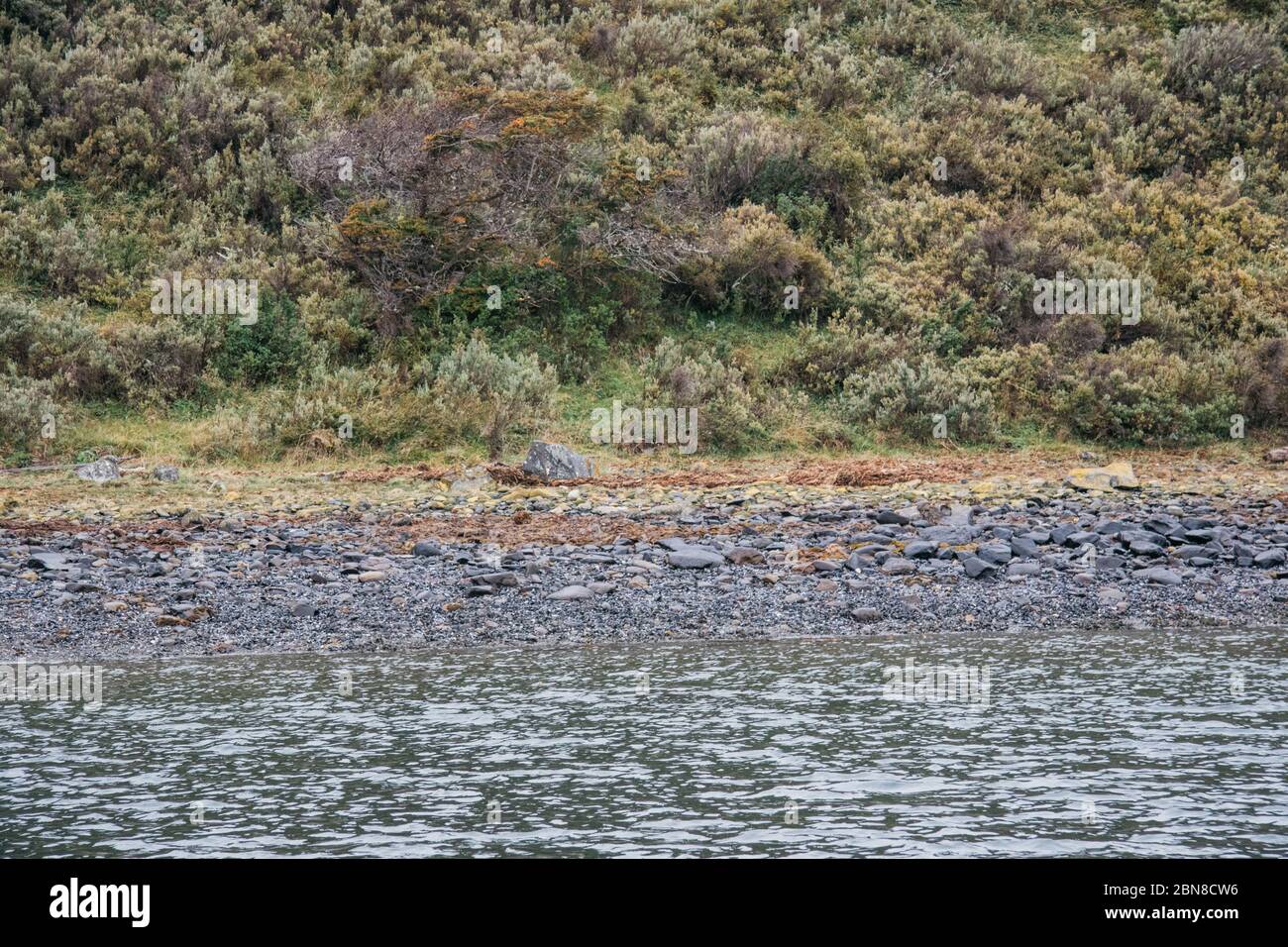 Ushuaia, Fin del Mundo, Provincia Tierra del Fuego, Argentina Foto de stock