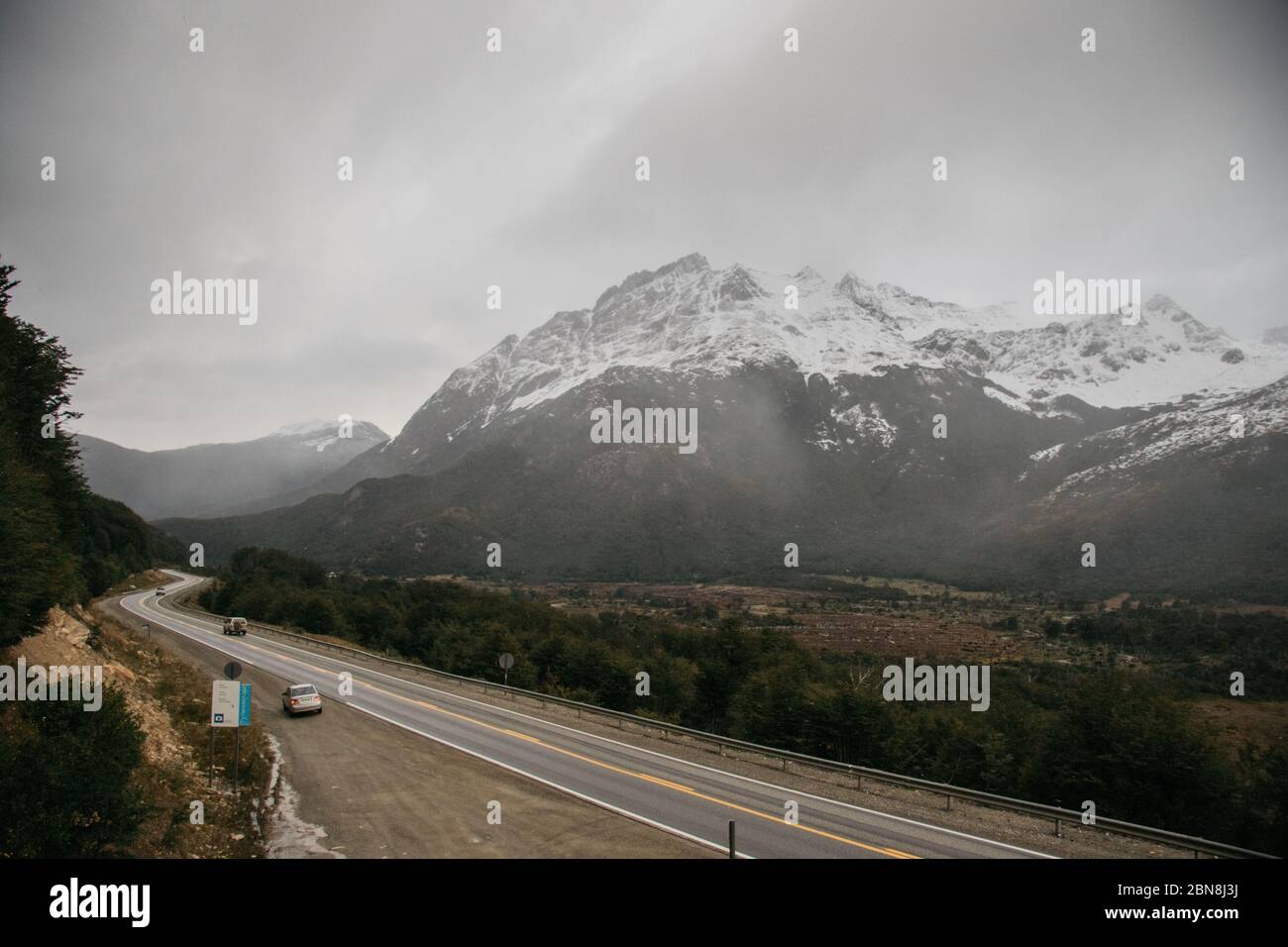 Ushuaia, Fin del Mundo, Provincia Tierra del Fuego, Argentina Foto de stock