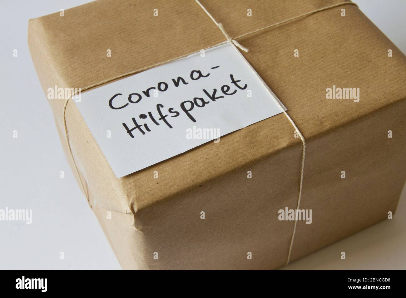 Corona Hilfspaket Foto de stock