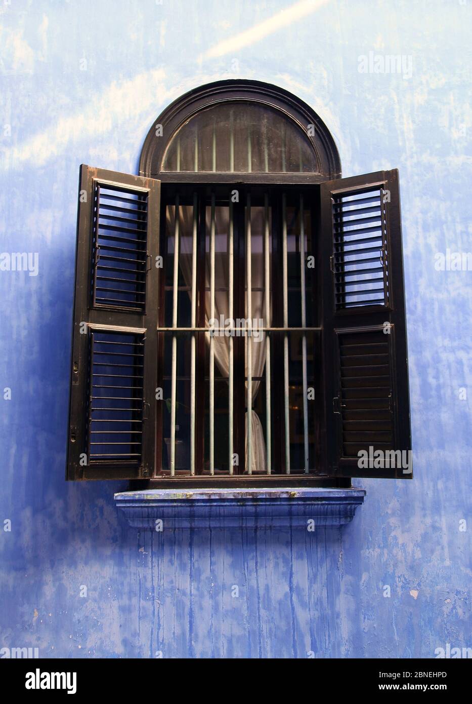 Cheong Fatt Tze Mansión en George Town en Penang que también se conoce como la Mansión Azul Foto de stock