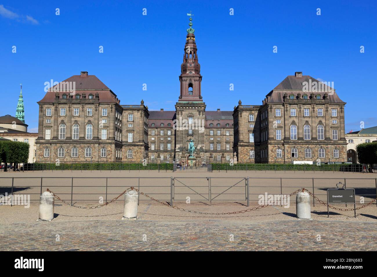 Palacio Christianborg, Copenhague, Zelanda, Dinamarca, Escandinavia, Europa Foto de stock