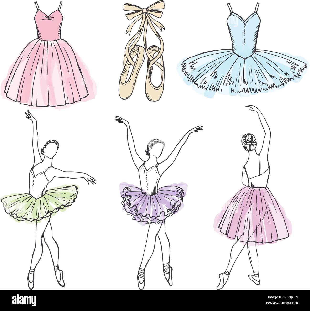 Posición de ballet Imágenes vectoriales de stock - Alamy