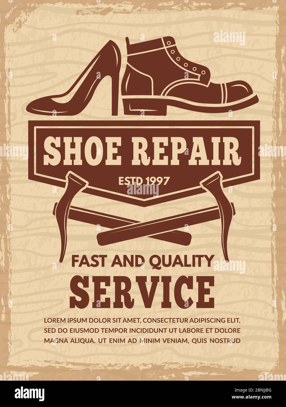 La empresa de zapatos Imágenes vectoriales de stock Alamy