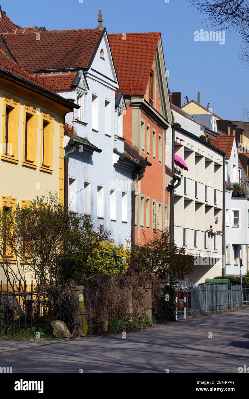 Apartamentos en Regensburg Foto de stock