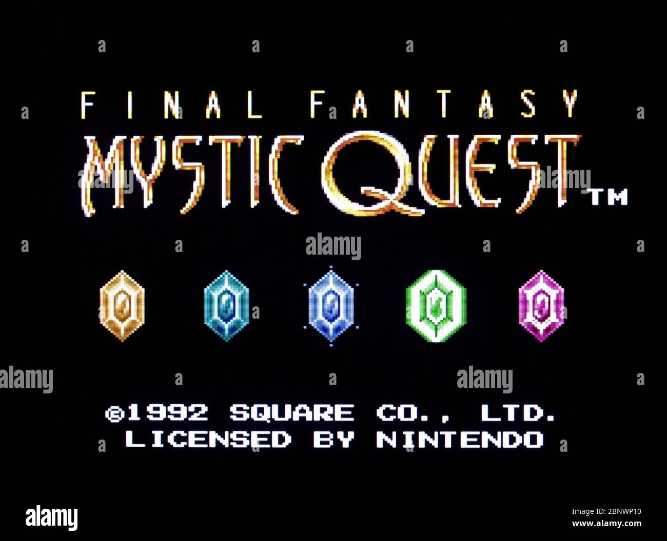 Final Fantasy Mystic Quest - SNES Super Nintendo - sólo para uso editorial  Fotografía de stock - Alamy