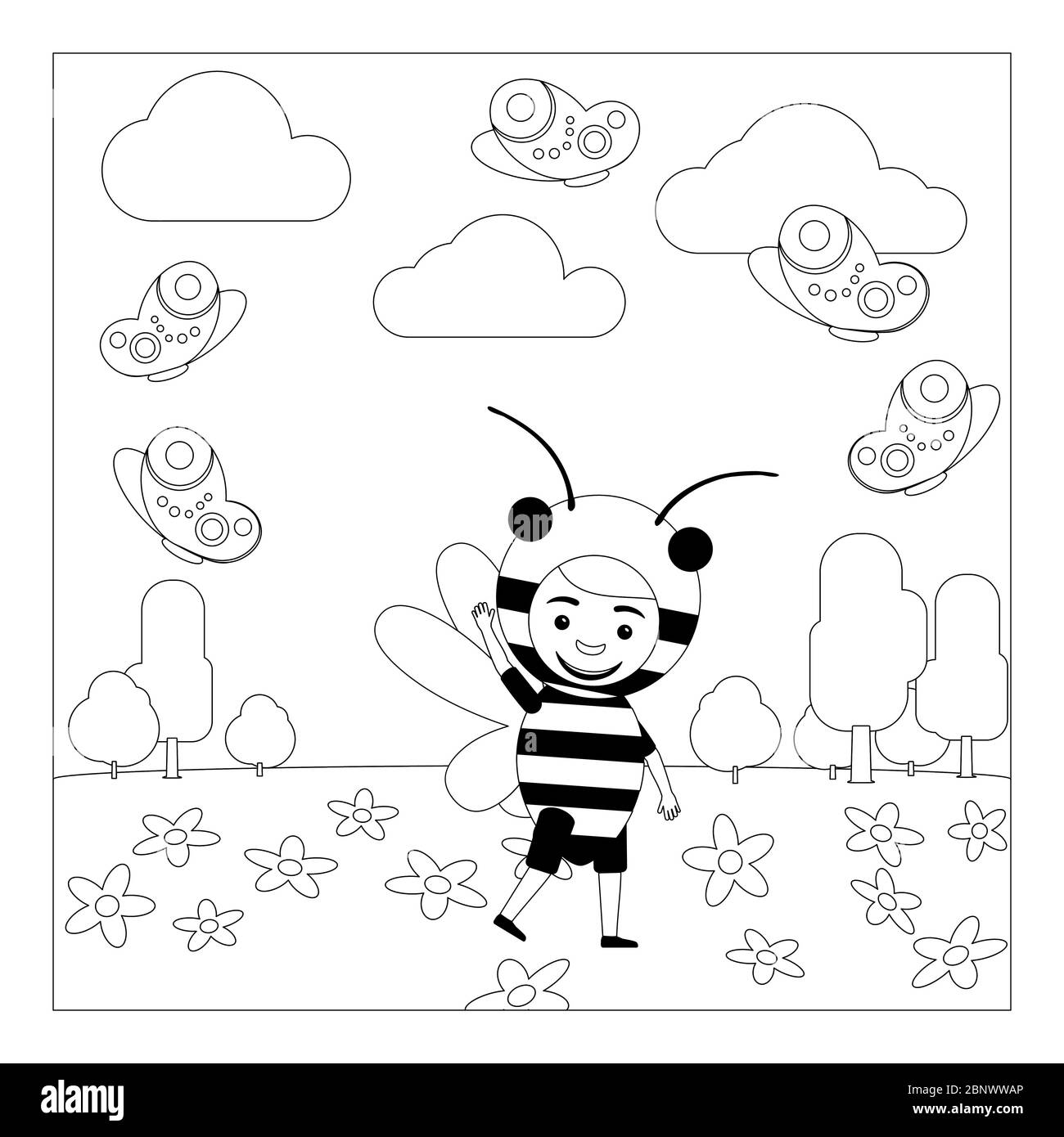 Traje de abeja Imágenes de stock en blanco y negro - Alamy