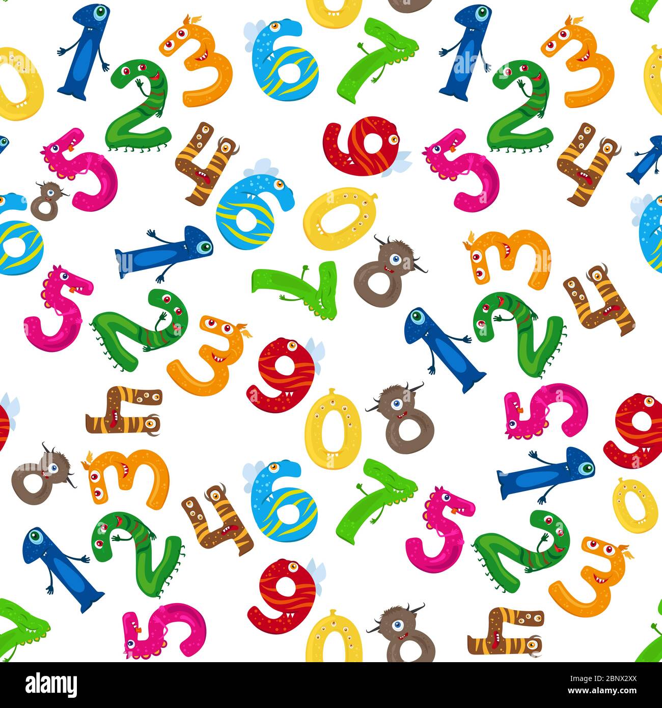Seamless Math Symbols Vector Background Fotos E Imagenes De Stock