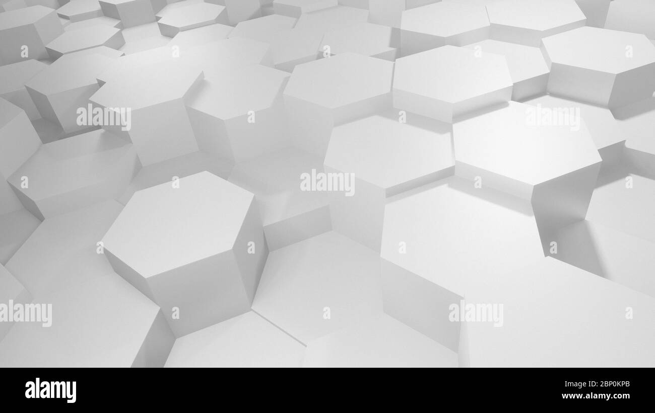Fondo abstracto de color sólido, hexágonos o panales de miel, reproducción  3D con gradiente de color, fondo de pantalla hexagonal, diseño de  ilustración geométrica en 4K Fotografía de stock - Alamy