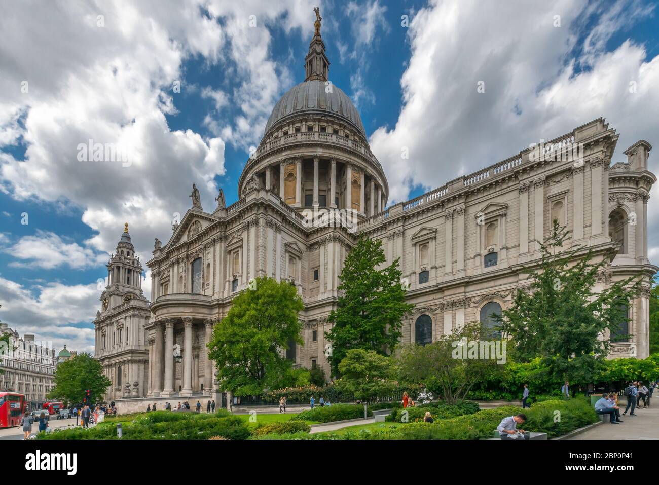 Catedral de San Pablo de Londres Foto de stock