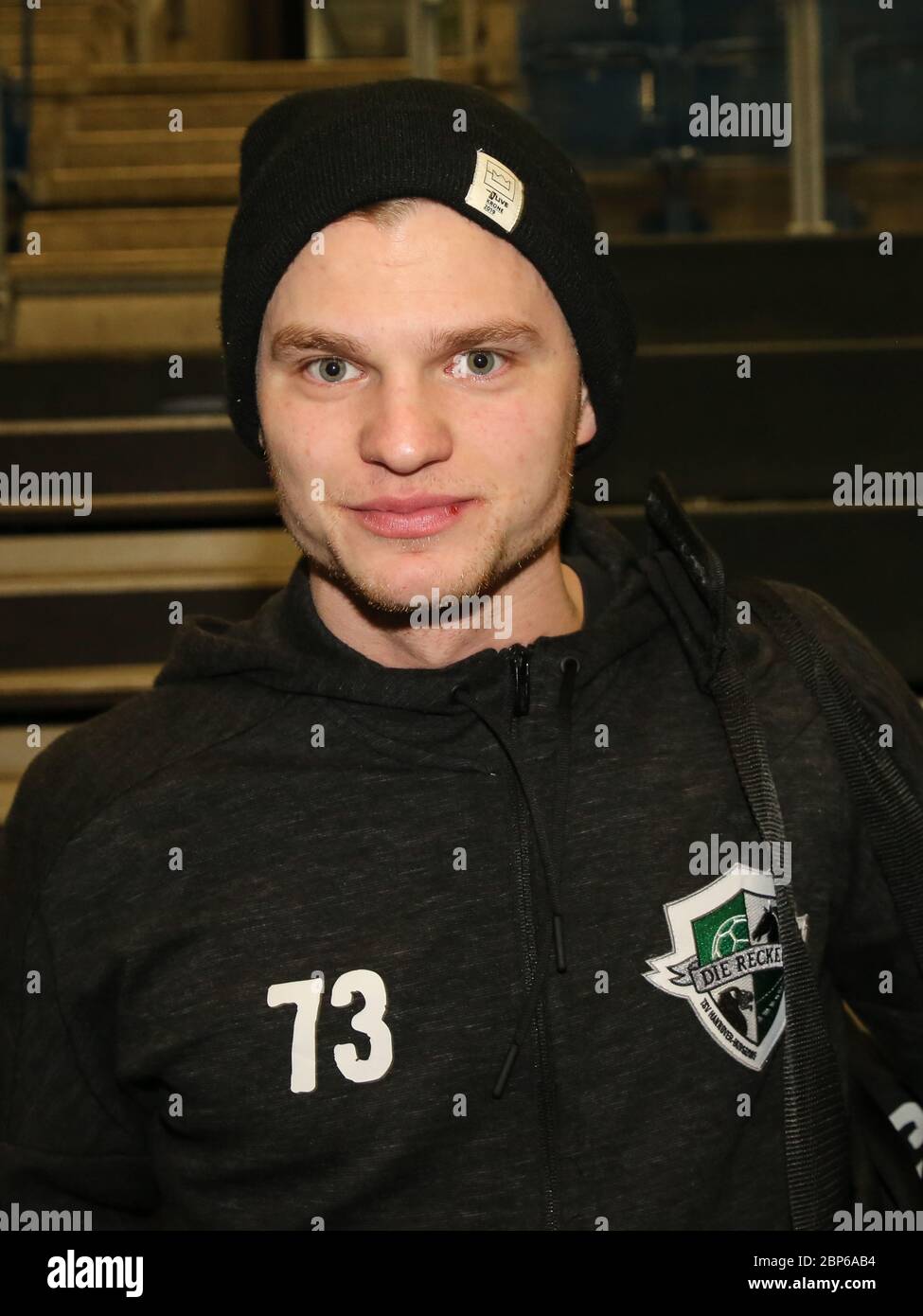 El jugador alemán de balonmano Timo Kastening, TSV Hannover-Burgdorf Liqui Moly HBL, temporada 2019-20 Foto de stock