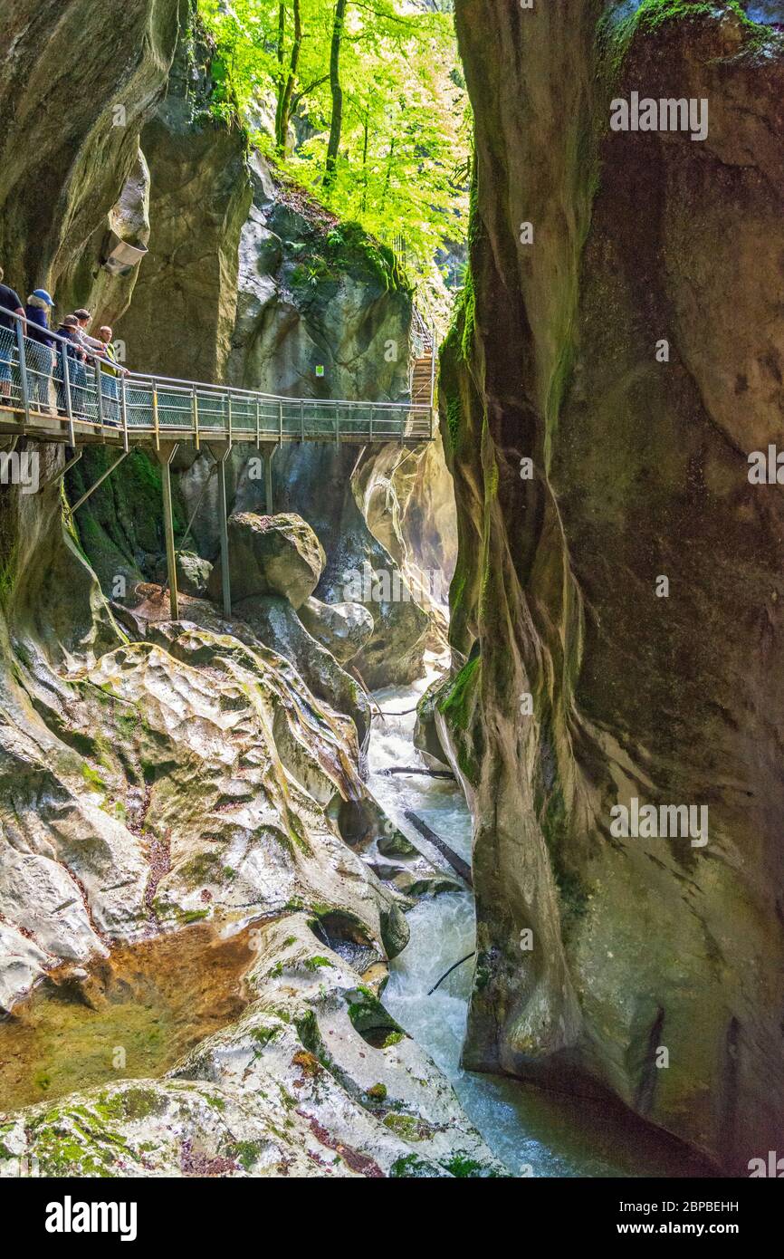 Francia, Ruta de los grandes Alpes, Les du Pont du Diable Fotografía de stock Alamy