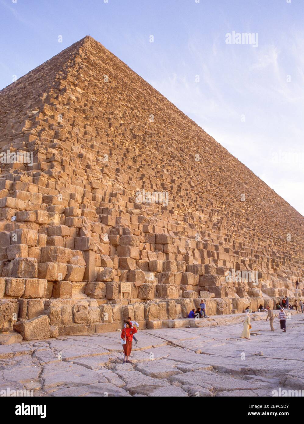La Gran Pirámide de Giza, Giza, Gobierno de Giza, República de Egipto Foto de stock
