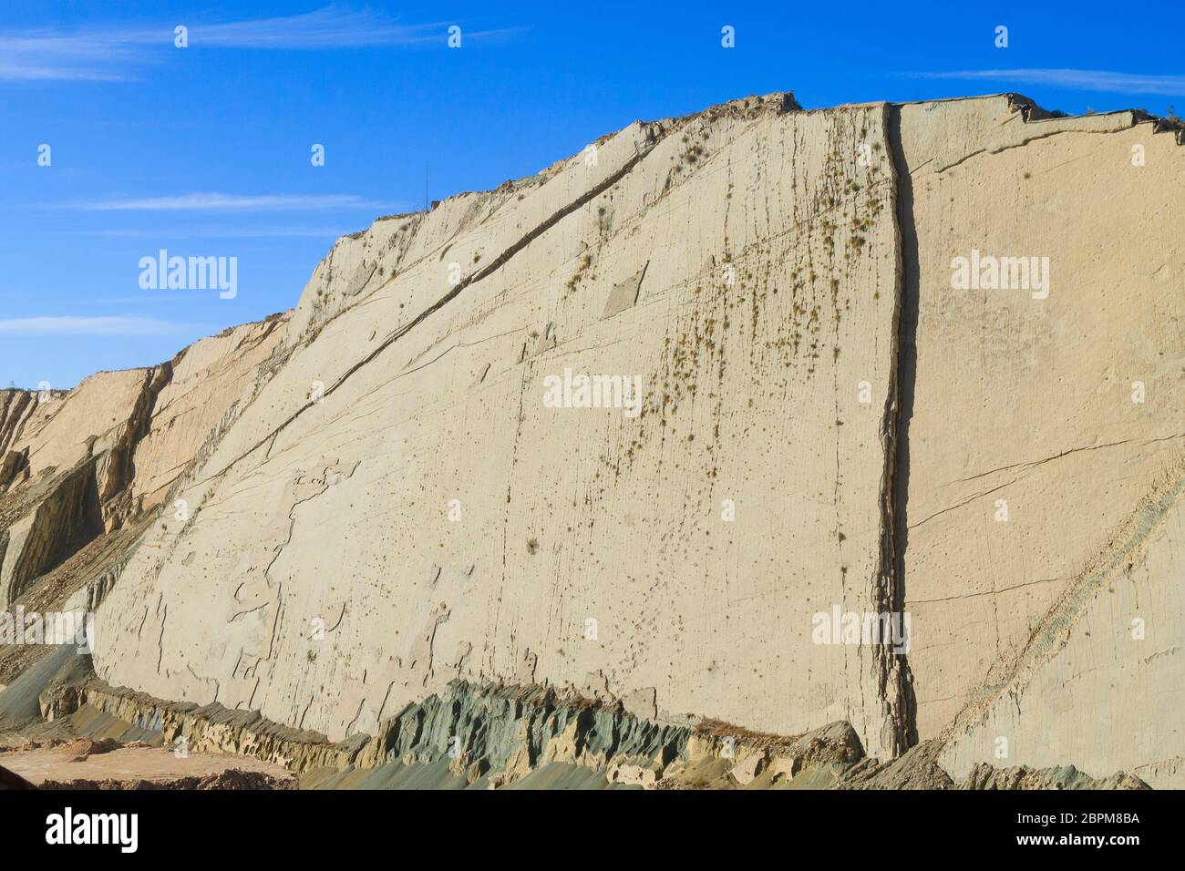 Cal Orcko sitio paleontológico,Bolivia. Huellas fósiles de dinosaurios Foto de stock