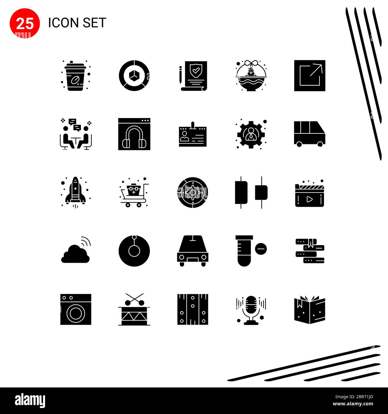 Caja Decorativa De Resina Con Diseño De Flechas Blancas Y Negras