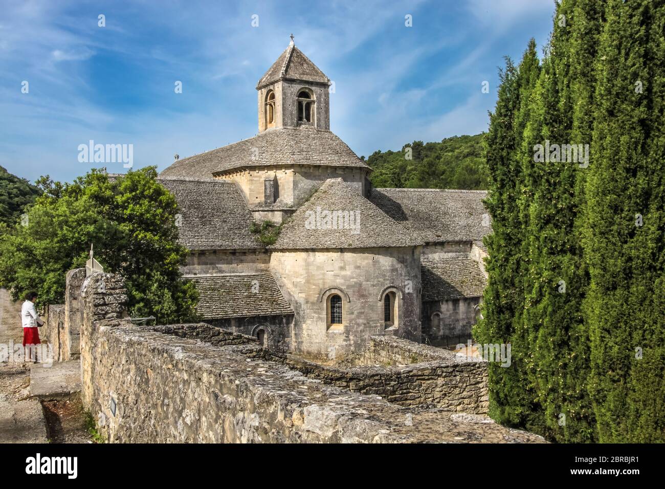 Senanque Abbey en el Luberon, Provenza, Francia Foto de stock